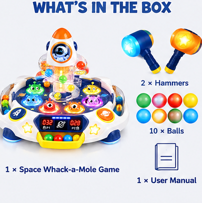 Ruvvie Space Whack-A-Mole Game Toy 🚀