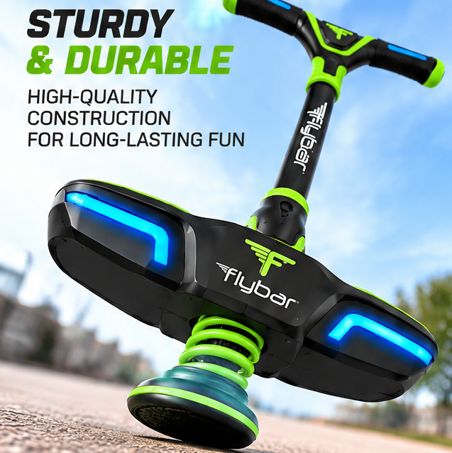 Flybar Ruvvie Kids LED Light-Up Pogo Ball Jump Board Toy 🚀