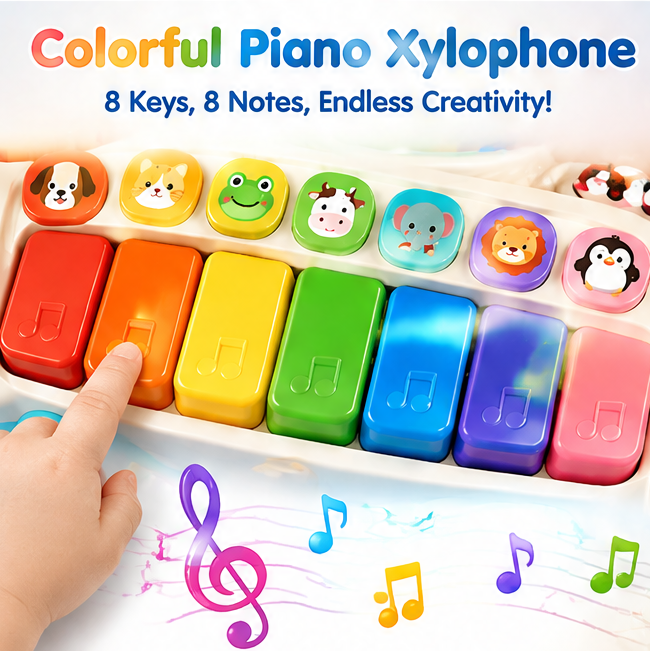 Ruvvie All-in-One Music Fun Piano & Drum Set