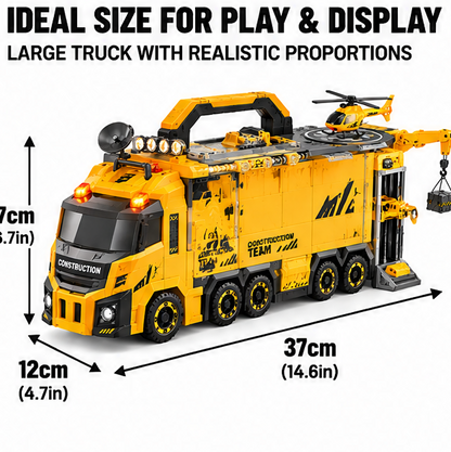 Ruvvie 22-in-1 All-in-One Construction Truck Set Toy